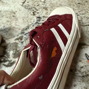Rocket Dog Brick Red and Cream Sneakers Vintage